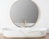 REA - Umywalka Ceramiczna Nablatowa CLEO 81 Aiax Shiny 